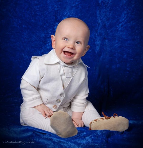 Coole und lüstige Babyfotos im Fotostudio München