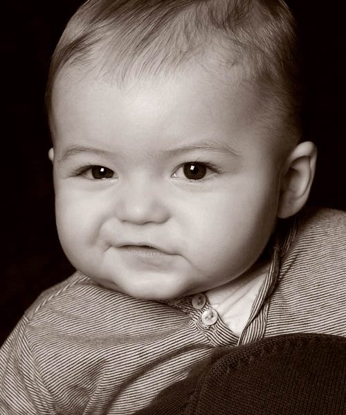 Kreative Babyphotos im Fotoatelier München