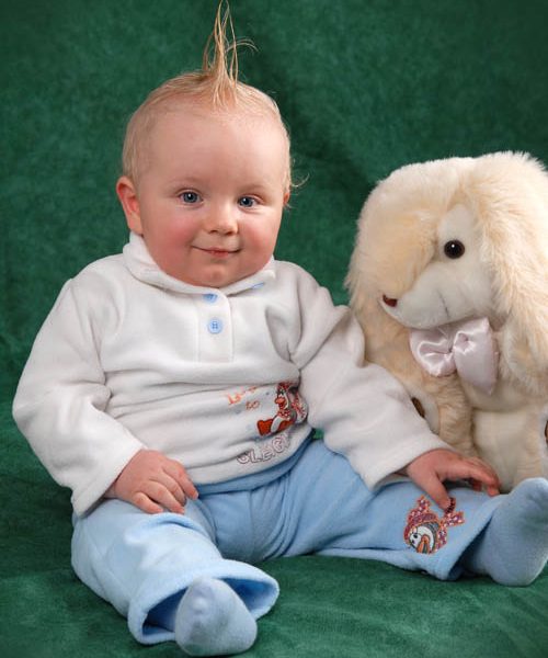 Schöne Babybilder im Photostudio München